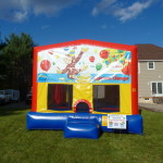 Curious George Bounce House Front