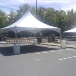 20x20 Elite Tent Pavement Set Up