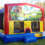 Ballerina Bounce House Left Side