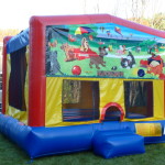 Cats and Dogs Bounce House Left Side