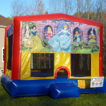 Disney Princess Bounce House Left Side