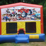 Monster Truck Bounce House Front