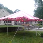 Red and White Circus Tent