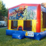 Superman Bounce House Right Side