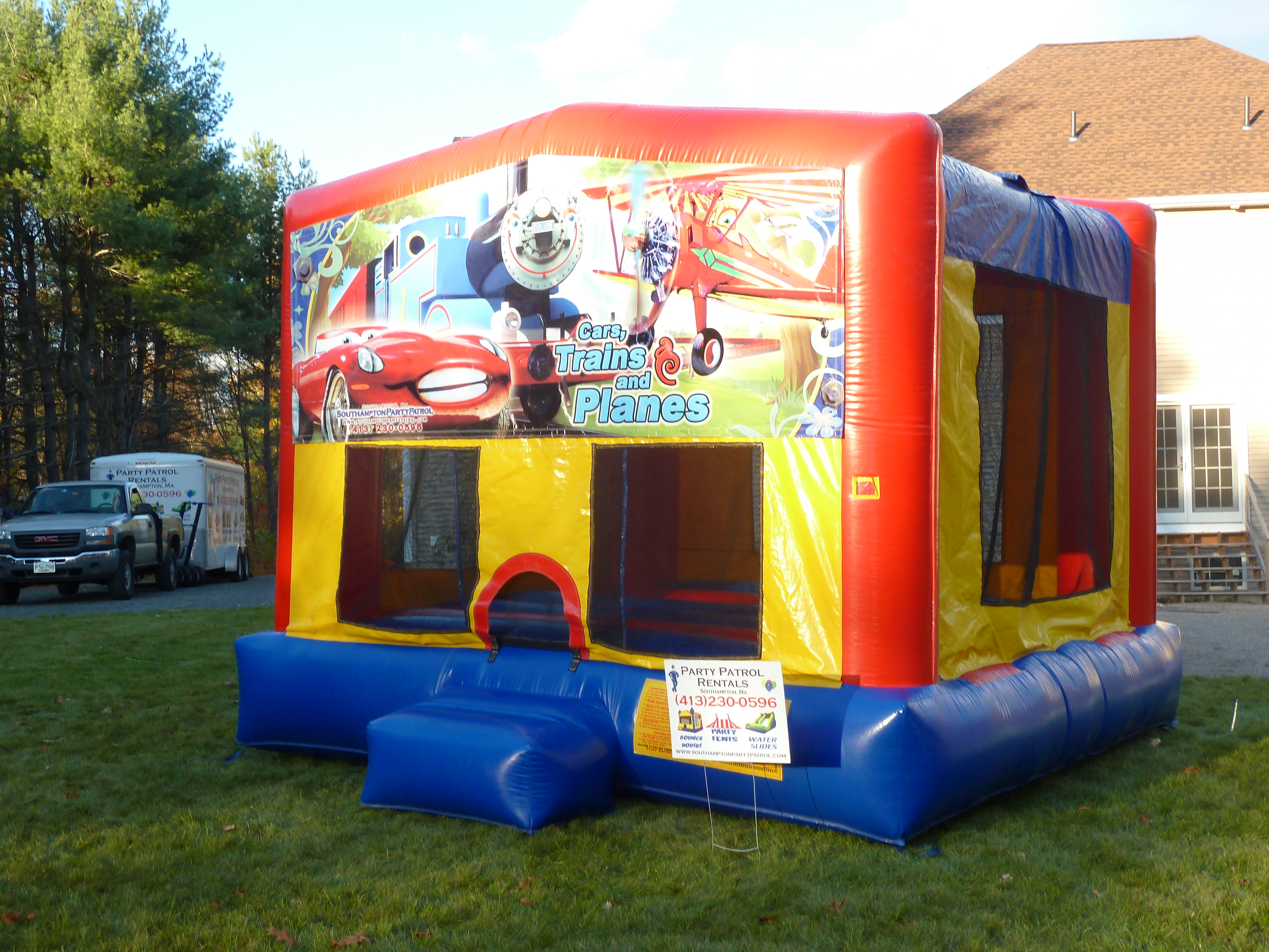 Cars Trains Planes Bounce House Party Patrol In MA CT