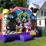 Mickey Mouse Bounce House w-ears Front